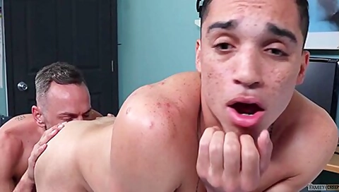 Amone Bane And Trent Summers - Fucks His Slutty Latin Stepson